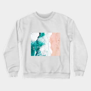 Waves on the beach Crewneck Sweatshirt